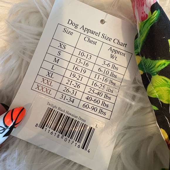 Floral Dog Dress with Green Accents - Picture 4 of 5